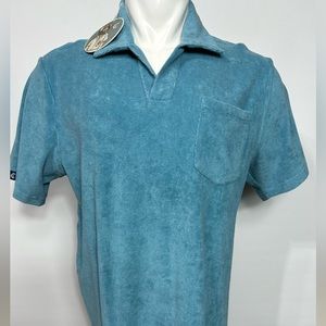 Criquet Teal Terry Cloth Polo
